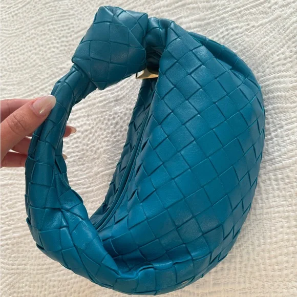 BOTTEGA VENETA Blue mini Jodi Bag - Picture 3 of 13